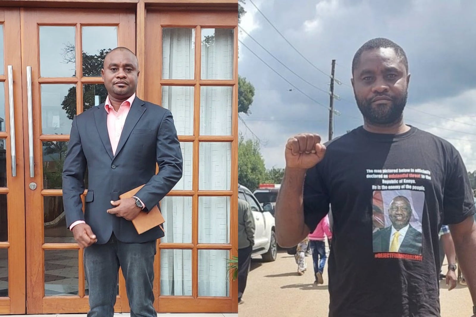 Collage photo of activist Mwabili Mwagodi.